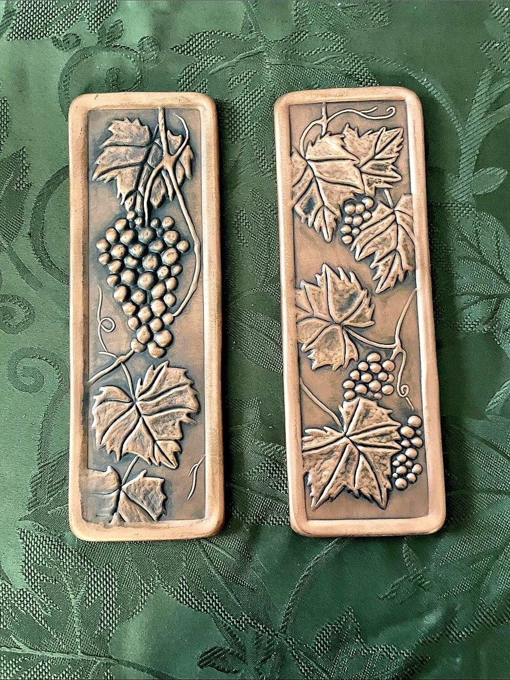 Arizona Copper Grape and Leaf Wall Panels